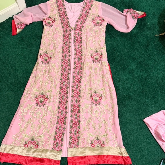 no brand Other - Elegant Pink Embroidered Kurta set